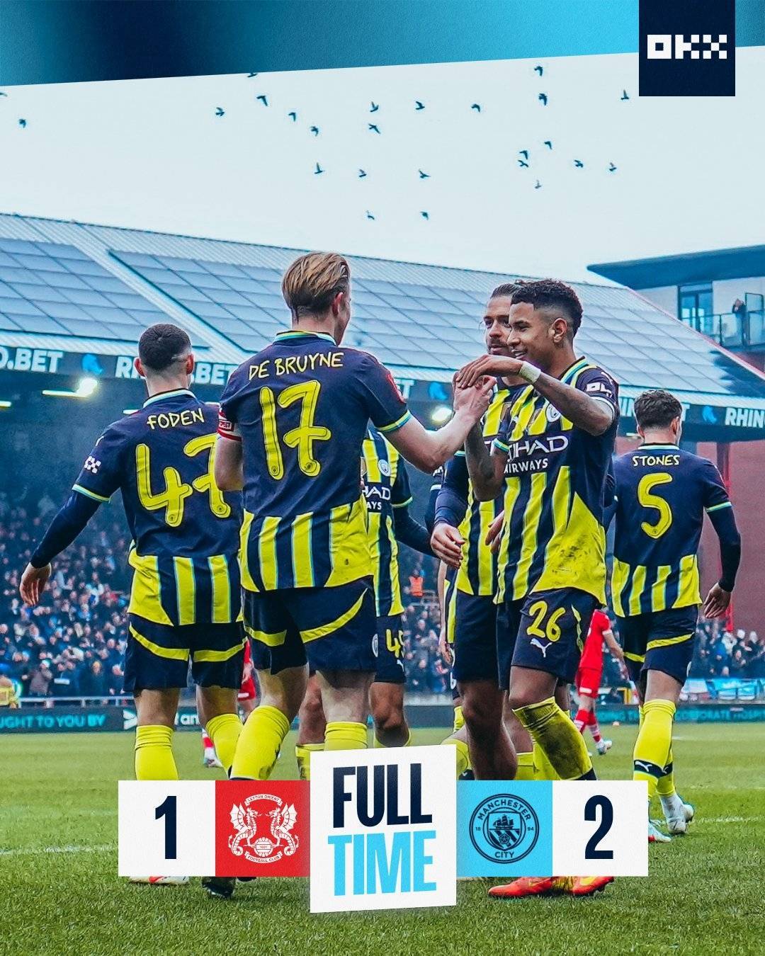 曼城大胜拜仁，成功逆袭进入欧冠半决赛！